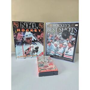 NHL Hockey Bundle Books/VHS